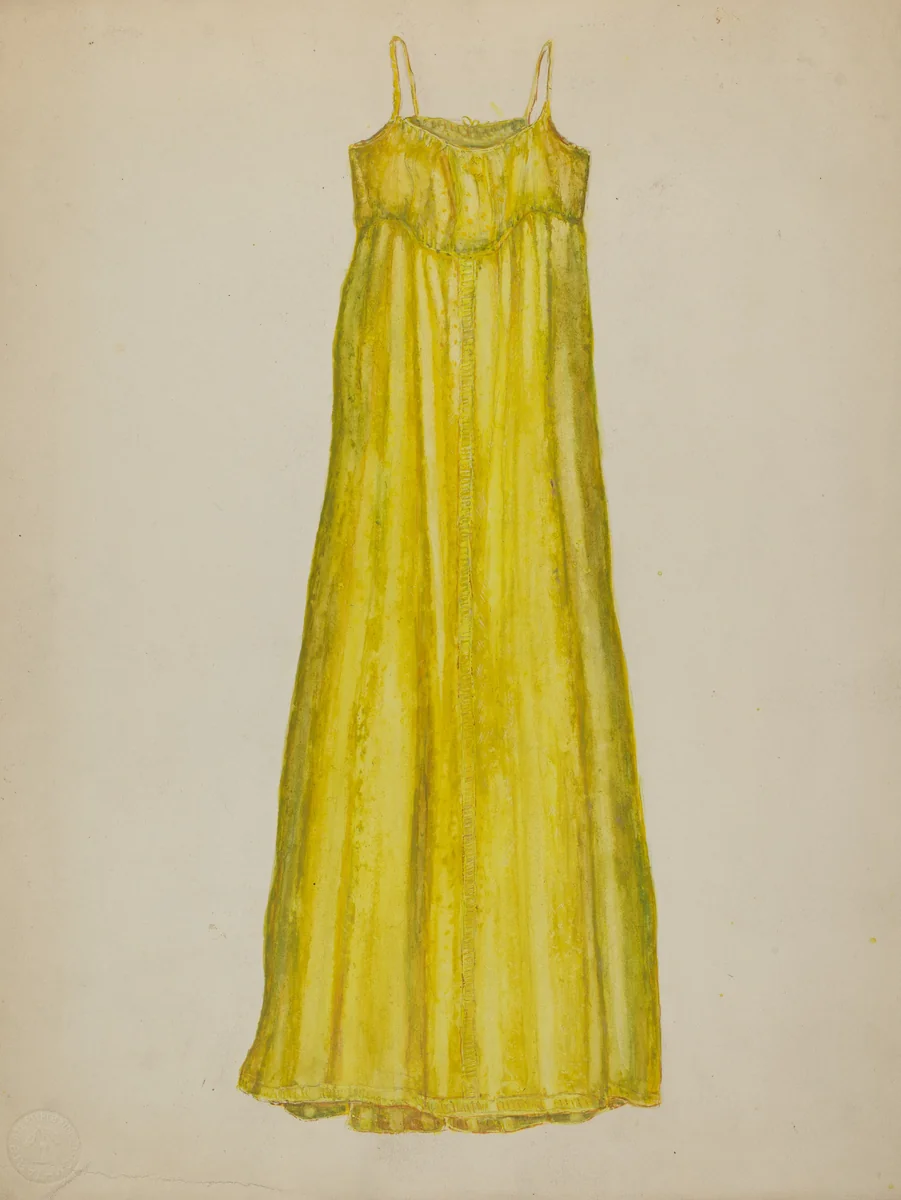 Dress by Edna Crenshaw Rex, index of american design, 1935-1942