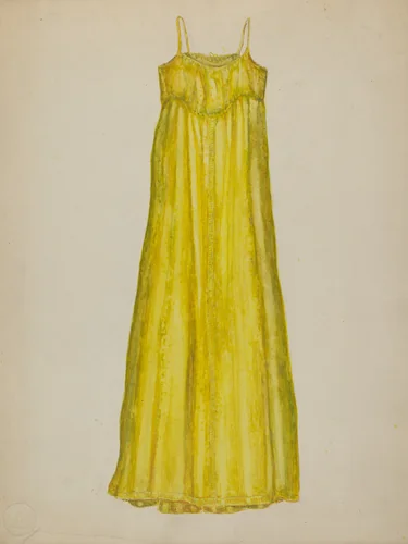 Dress by Edna Crenshaw Rex, index of american design, 1935-1942