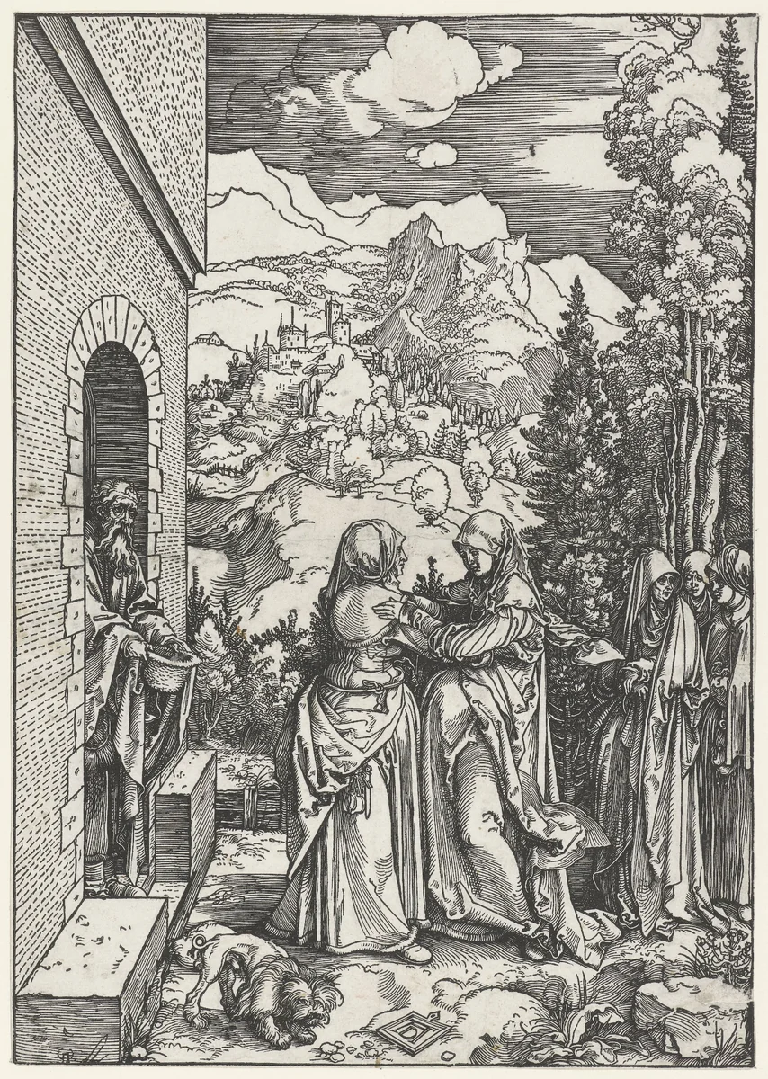 Visitatie by Unknown, print, 1503-1504