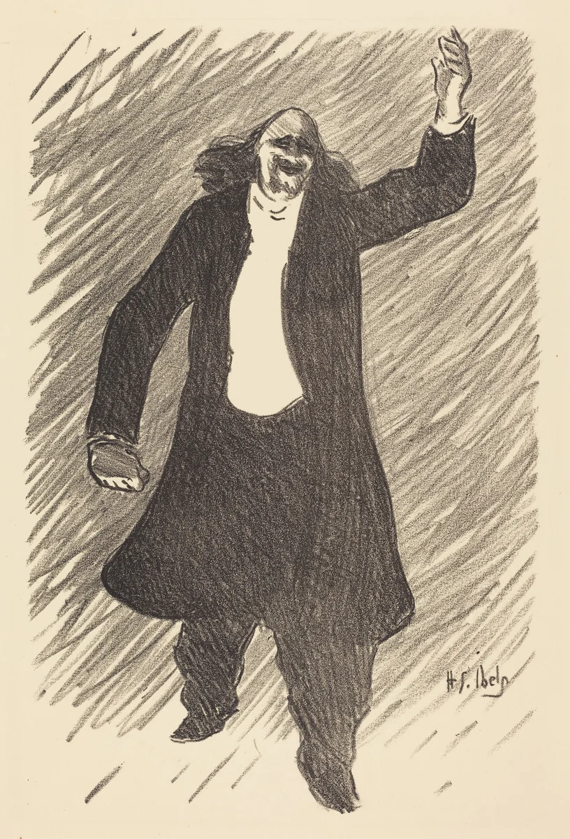 Bruant? by Henri Gabriel Ibels, portfolio, 1893