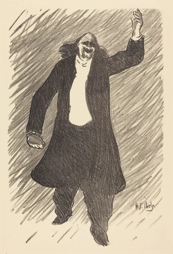 Bruant? by Henri Gabriel Ibels, portfolio, 1893