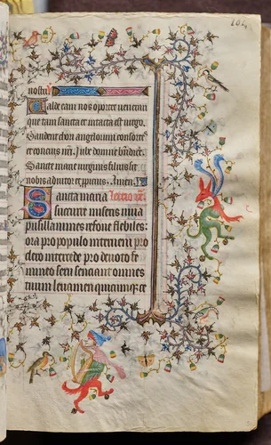Hours of Charles the Noble, King of Navarre (1361-1425): fol. 51r, Text by Master of the Brussels Initials and Associates, book, 1400-1410