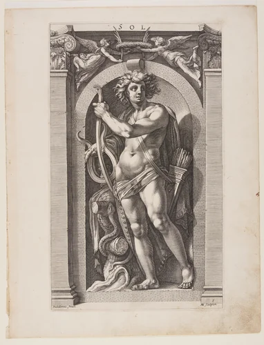 Sol, from Eight Pagan Gods by Hendrick Goltzius, print, 1592