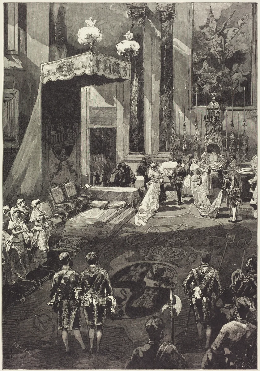 La Naissance d'une Enfante by Daniel Vierge, portfolio, 1882