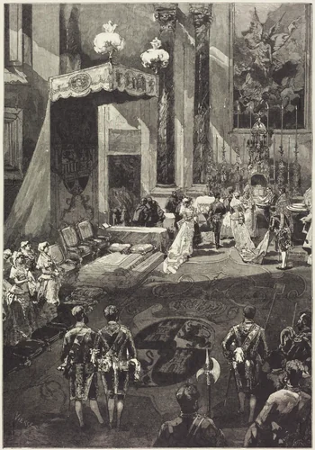 La Naissance d'une Enfante by Daniel Vierge, portfolio, 1882