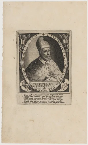 Ciconia (Paschalis) by Crispijn van de Passe I, print, 1598