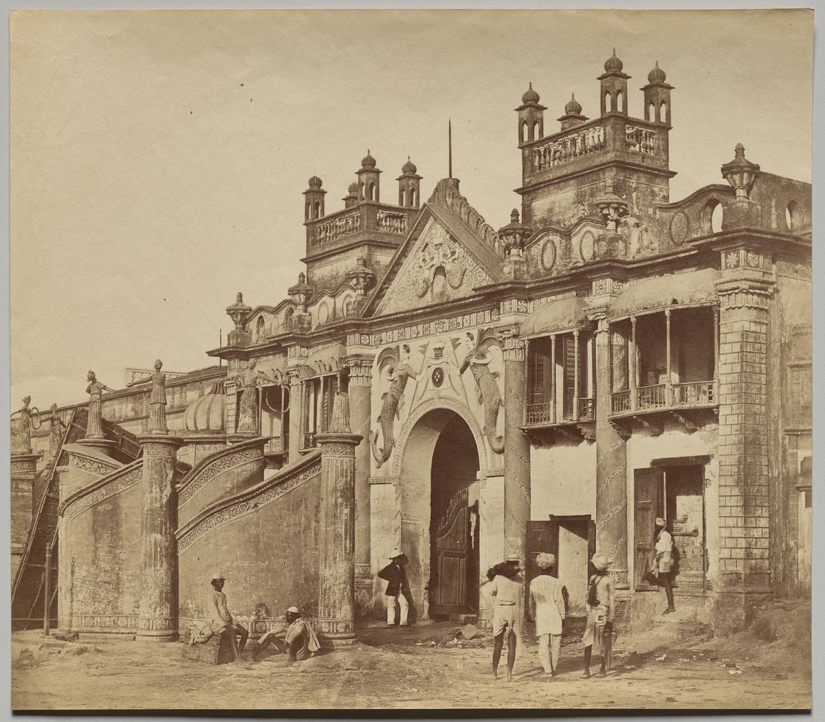 Gateway Leading into the Kaiserbagh by Felice A. Beato, photograph, 1858