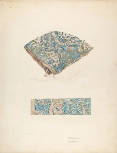 Baby's Hood by Clarence W. Dawson; Margaret Golden, index of american design, 1940