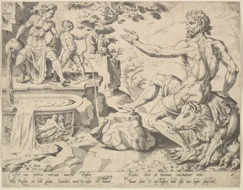 Reuben [Genesis 49:3-4], from "The Twelve Patriarchs" by Maarten van Heemskerck, print, 1550