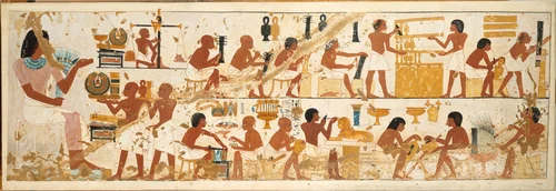 Craftsmen, Tomb of Nebamun and Ipuky by Norman de Garis Davies, artwork, -1390--1349