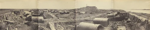 Interior of the North Fort after the Capture on 21st August 1860 by Felice Beato, photograph, 1860
