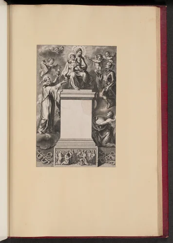 Title Page for B. De Los Rios, De Hierarchia Mariana Libri Sex by Cornelis Galle II, print, 1641