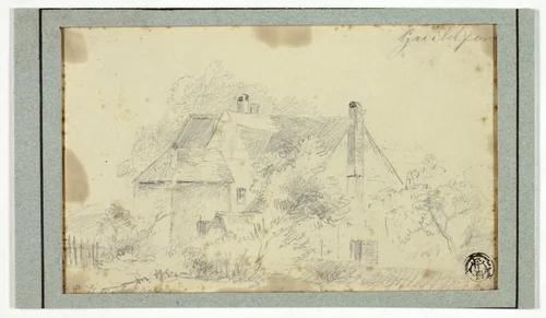 Guildford by Hendrik Pieter Koekkoek, drawing, 1872-1883