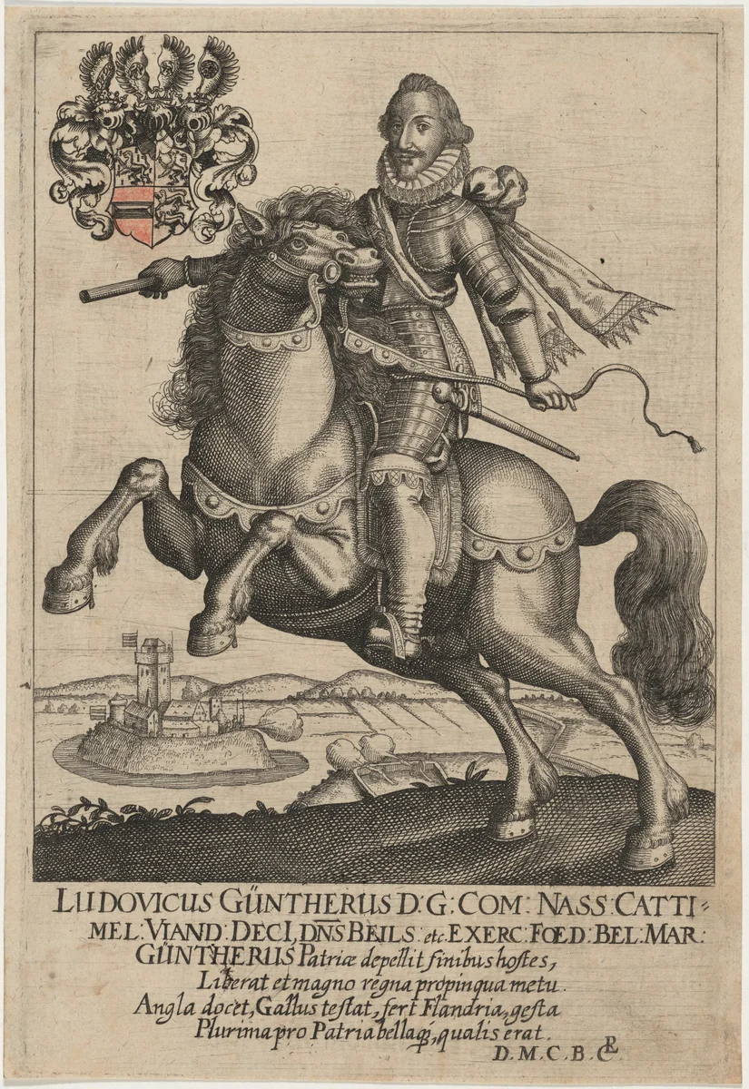 Ludovick Guntherus of Nassau by Unknown 19th Century, print, 1800-1899