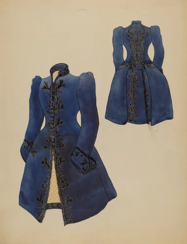 Woman's Coat by Charles Criswell, index of american design, 1935-1942