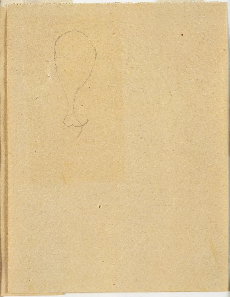 Study for Dutch Interior (I) by Joan Miró, drawing, 1928
