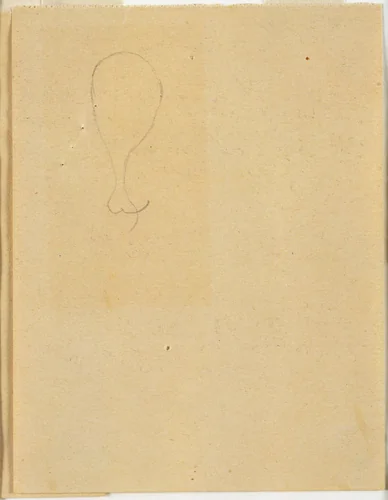 Study for Dutch Interior (I) by Joan Miró, drawing, 1928