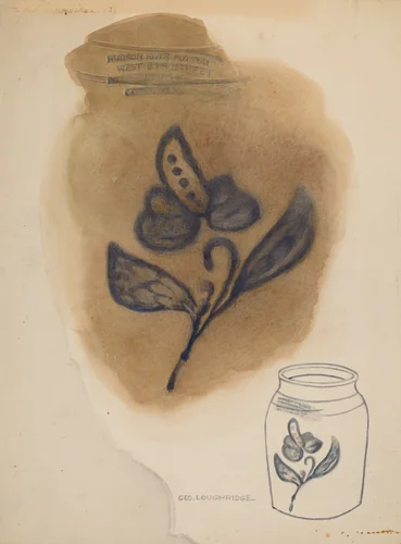 Jar by George Loughridge, index of american design, 1938