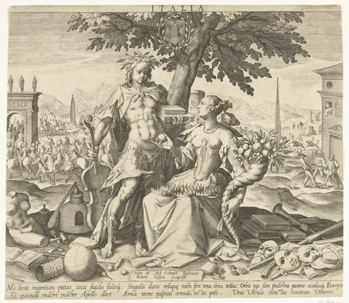 Italië by Unknown, print, 1575-1599