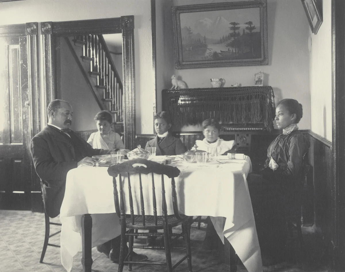 A Hampton graduate at home by Frances Benjamin Johnston, photograph, 1899