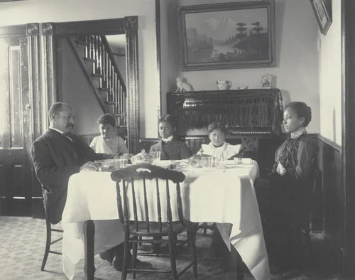 A Hampton graduate at home by Frances Benjamin Johnston, photograph, 1899
