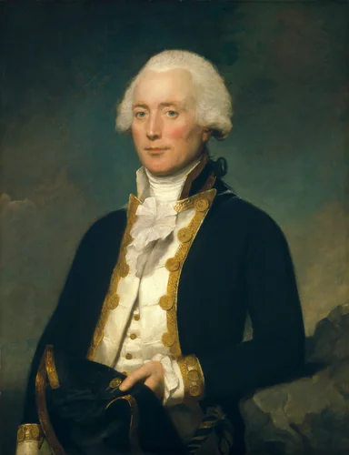 Captain Robert Calder by Lemuel Francis Abbott, painting, 1787-1790