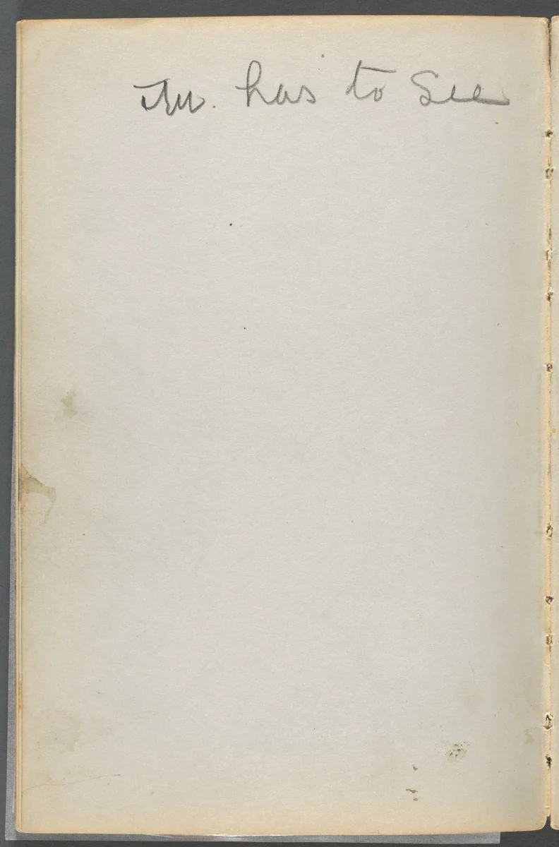 Sketchbook, The Dells, N° 127, page 056: Notes by Maurice Prendergast, book, 1919-1921