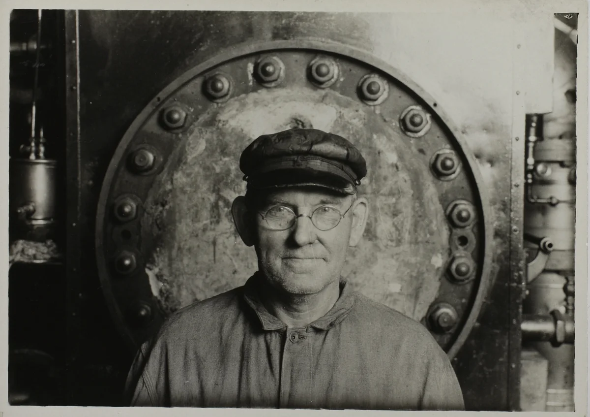 Boss in Power House by Lewis Wickes Hine, photograph, 1921