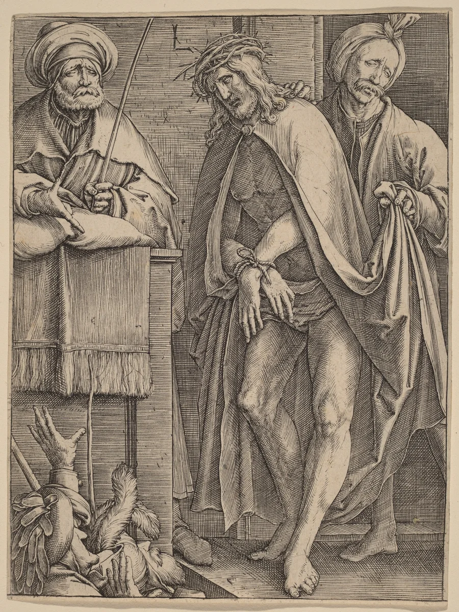 Ecce Homo by Lucas van Leyden, print, 1513