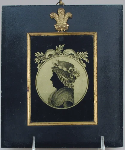 Portrait of a woman by Aug. Forberger, painting, 1795