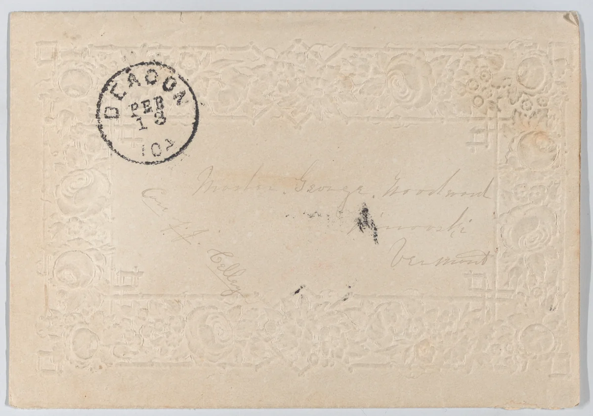 Valentine by anonymous, other, 1845-1875