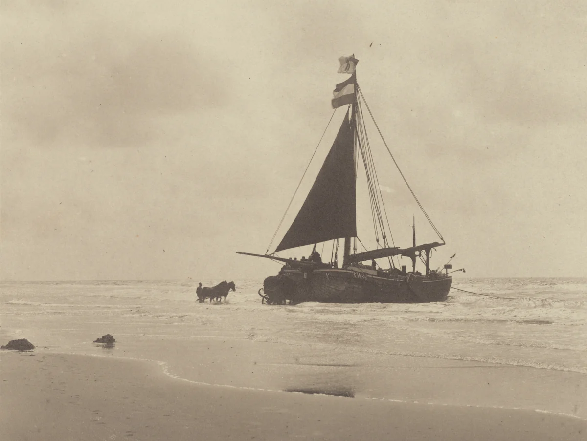 Unloading by Alfred Stieglitz, photograph, 1894
