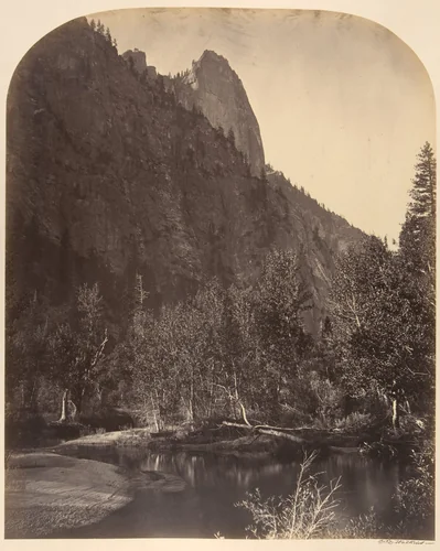 River View, Sentinel, 3270 Feet by Carleton E. Watkins, photograph, 1861