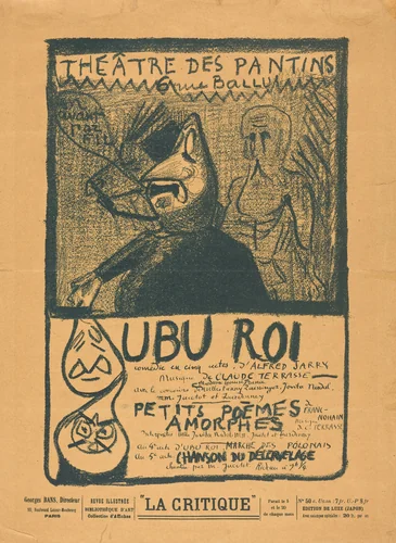 Ubu Roi; Petits Poèmes amorphes by Alfred Jarry, print, 1898