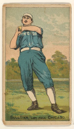 Sullivan, Left Field, Chicago, from the Gold Coin series (N284) for Gold Coin Chewing Tobacco by D. Buchner & Co., print, 1887