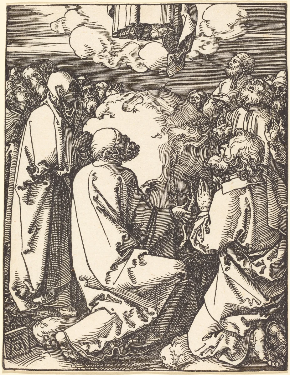The Ascension by Albrecht Dürer, print, 1509-1510