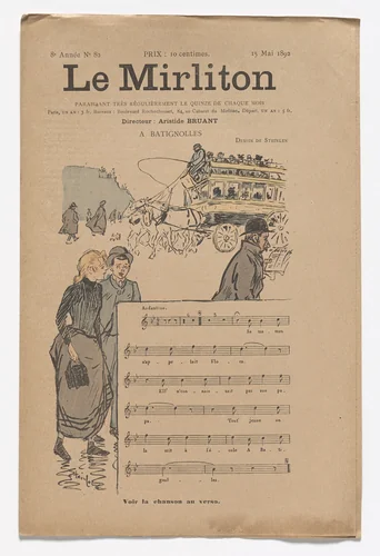 Le Mirliton, no. 82 by Théophile-Alexandre Steinlen, periodical, 1892