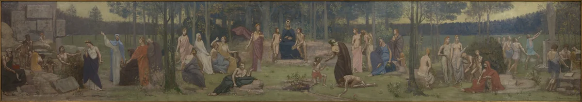The Allegory of the Sorbonne by Pierre Puvis de Chavannes, painting, 1889