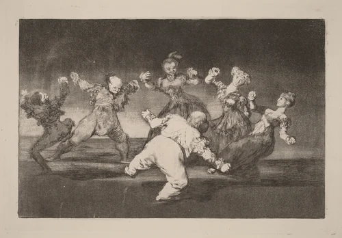 Disparate allegre (Merry Folly) by Francisco Goya, print, 1816
