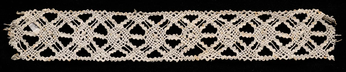 Bobbin Lace Insertion by Unknown, textile, 1540-1560