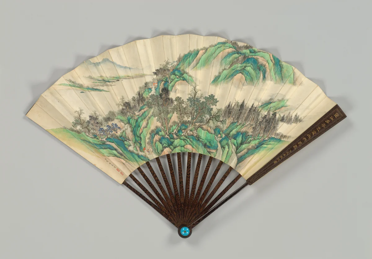 Fan by Unidentified Artist, painting, 1736-1795