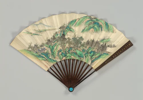 Fan by Unidentified Artist, painting, 1736-1795