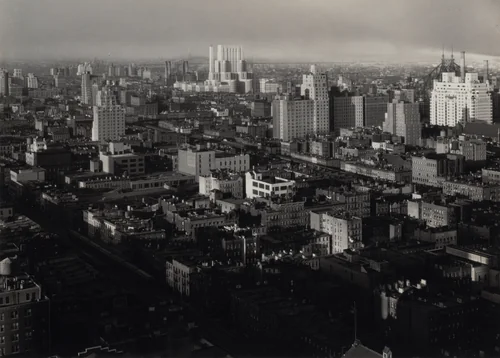 From My Window at the Shelton, Northeast by Alfred Stieglitz, photograph, 1932