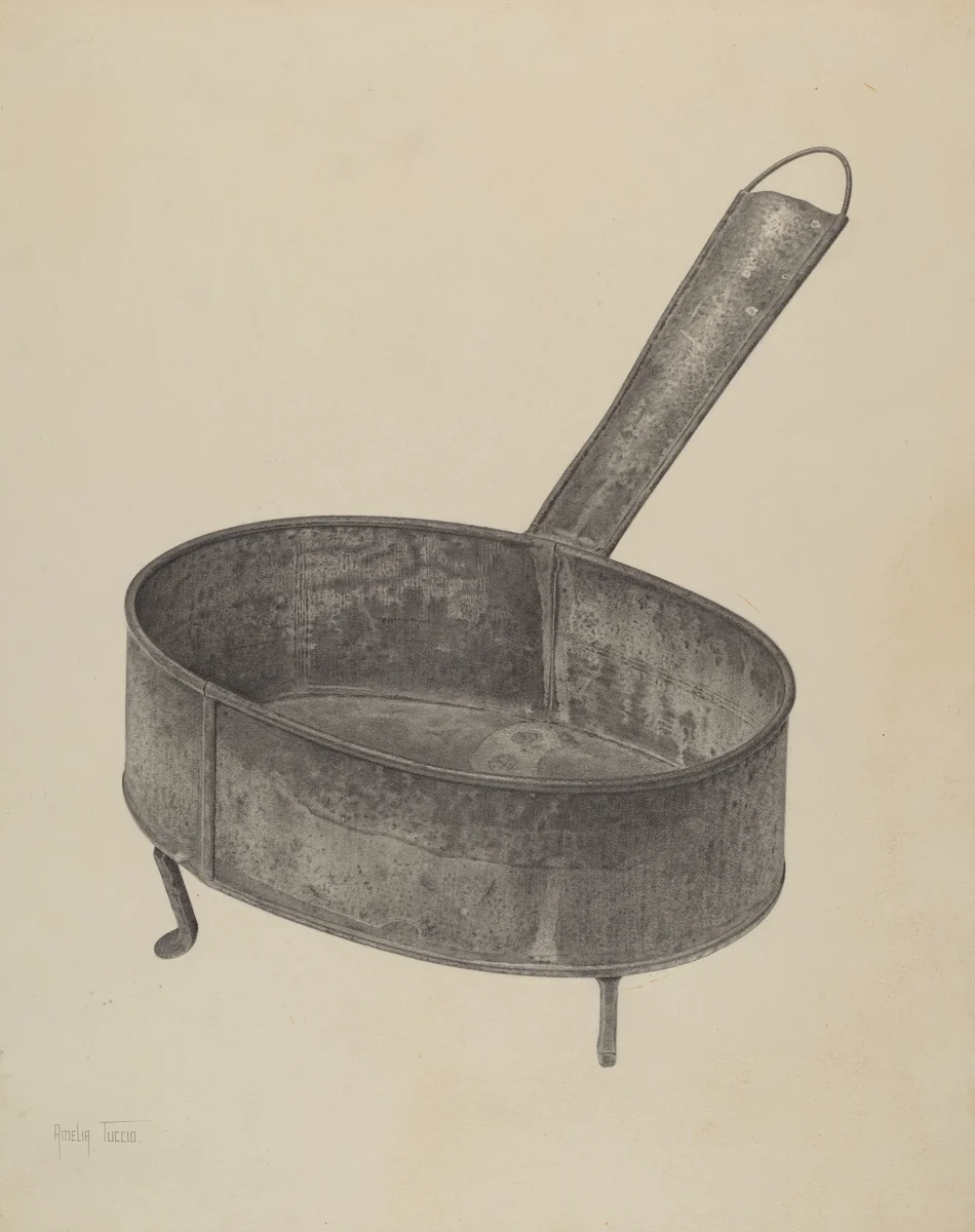 Ember Carrier by Amelia Tuccio, index of american design, 1939