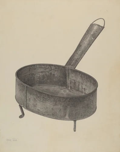 Ember Carrier by Amelia Tuccio, index of american design, 1939