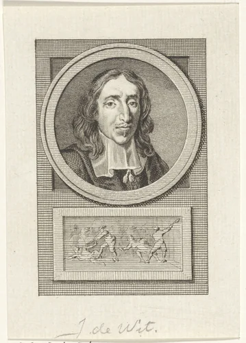 Portret van Johan de Witt by Reinier Vinkeles, print, 1783-1795