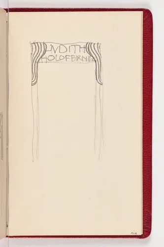 Page 119 by Gustav Klimt, sketchbook, 1898