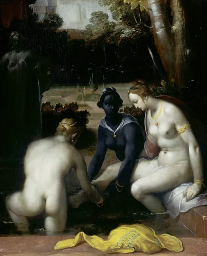 Bathsheba at her Toilet by Unknown, painting, 1594