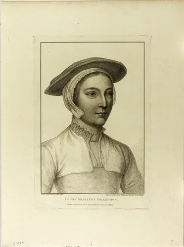 Portrait of a Young Woman by Francesco Bartolozzi, print, 1800