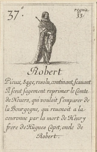 Robert II de Vrome by Stefano della Bella, print, 1620-1664